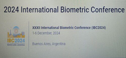 International Biometric Conferencie IBC2024 - Buenos Aires, 1-6 December 2024